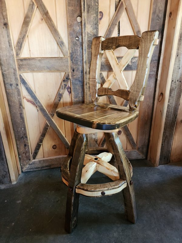ABD Genuine Whiskey Barrel Table and Chair Set - Image 6